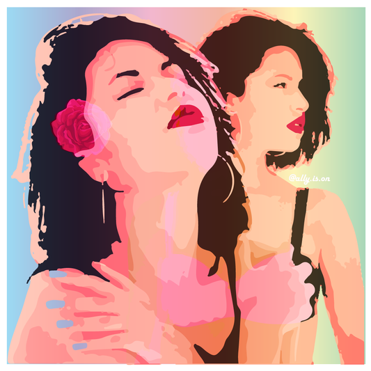 Selena Rainbow Print